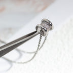 [Clover Jewelry]ZERO 1 SILBER DIAMANTEN HALSKETTE