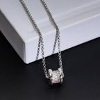 [Clover Jewelry]ZERO 1 SILBER DIAMANTEN HALSKETTE