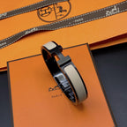 [Clover Jewelry]H BRACELET 12MM BLACK BEIGE CERAMIC