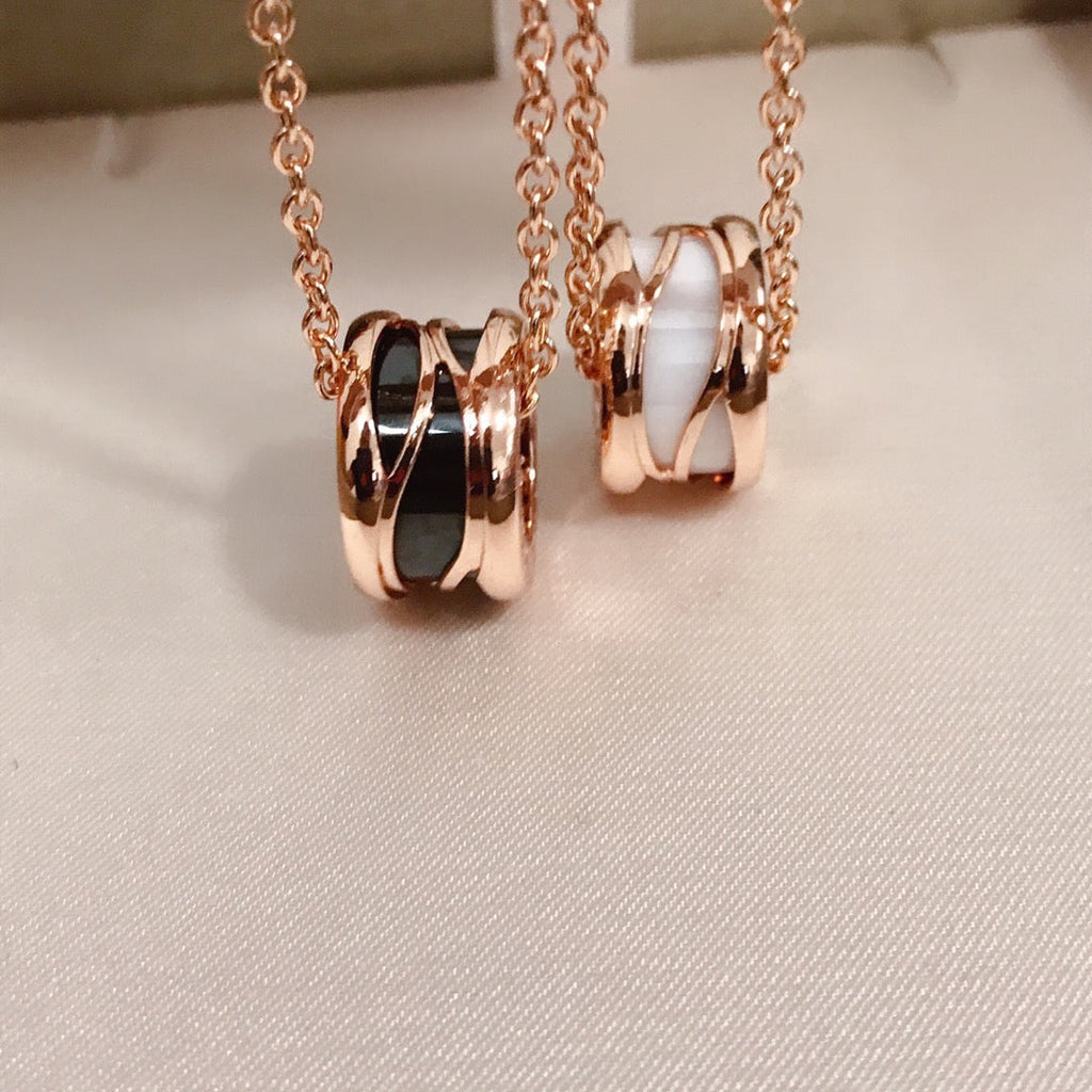 [Clover Jewelry]ZERO 1 FOUR BAND PINK GOLD CERAMIC