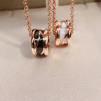 [Clover Jewelry]ZERO 1 FOUR BAND PINK GOLD CERAMIC