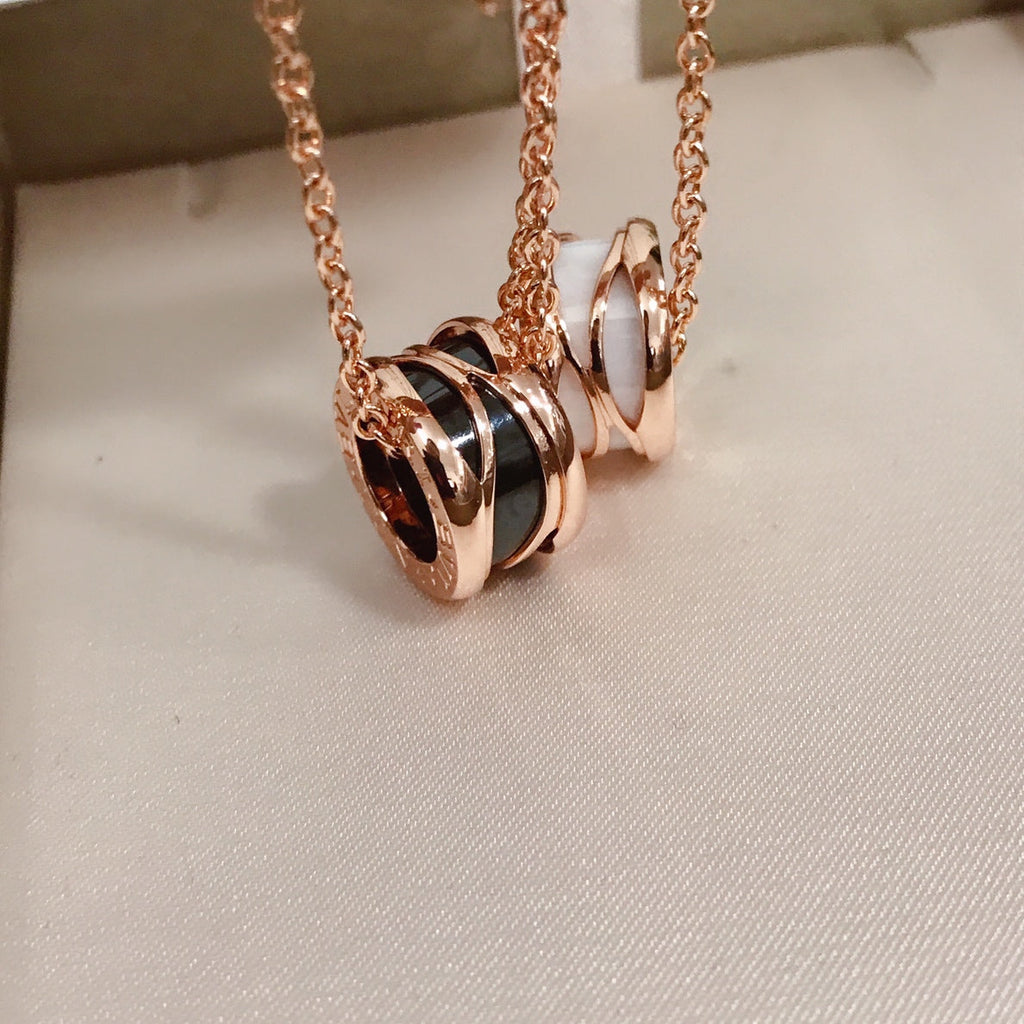 [Clover Jewelry]ZERO 1 FOUR BAND PINK GOLD CERAMIC