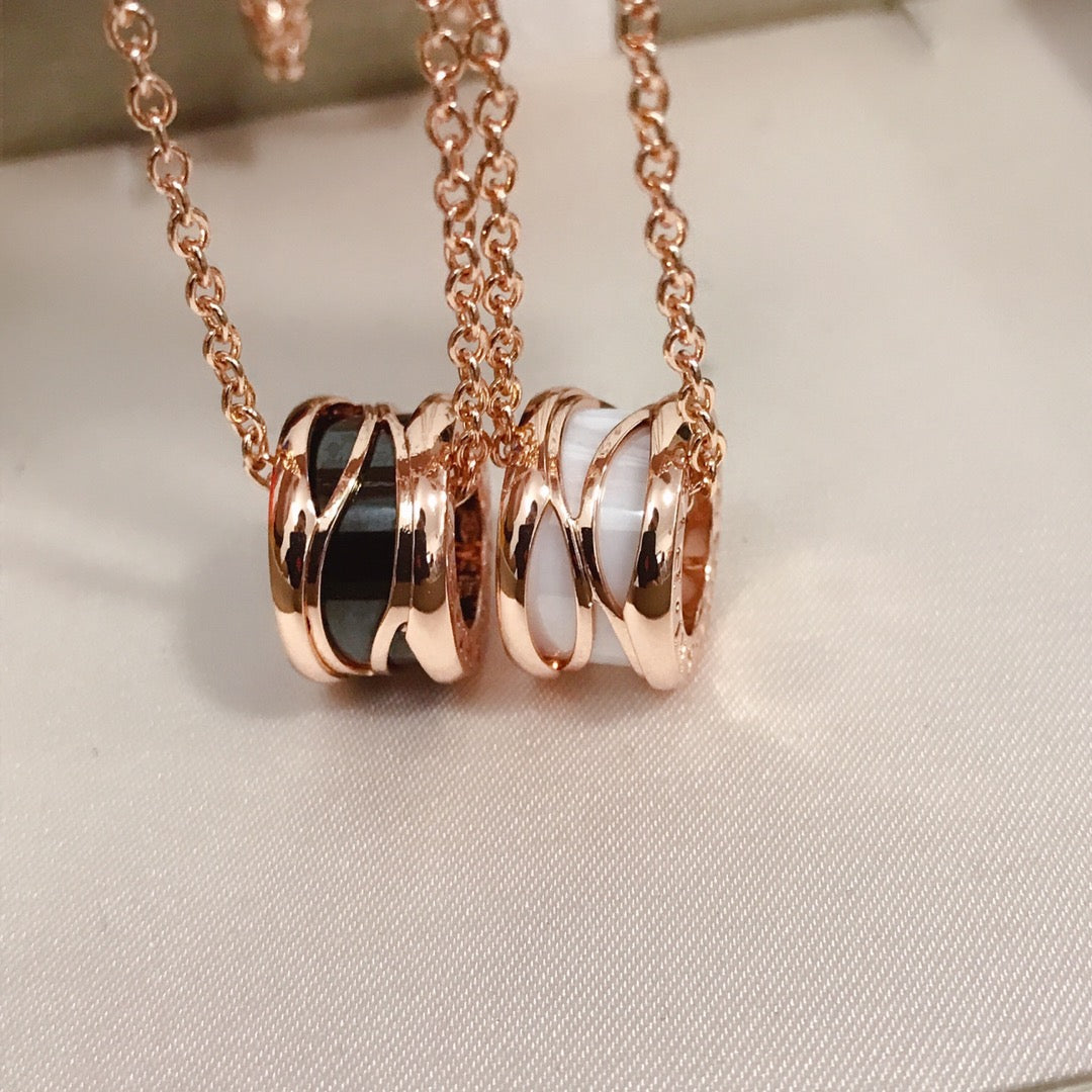 [Clover Jewelry]ZERO 1 FOUR BAND PINK GOLD CERAMIC