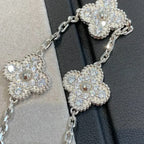 [Clover Jewelry]CLOVER 5 MOTIFS  DIAMANTEN ARMBAND SILBER