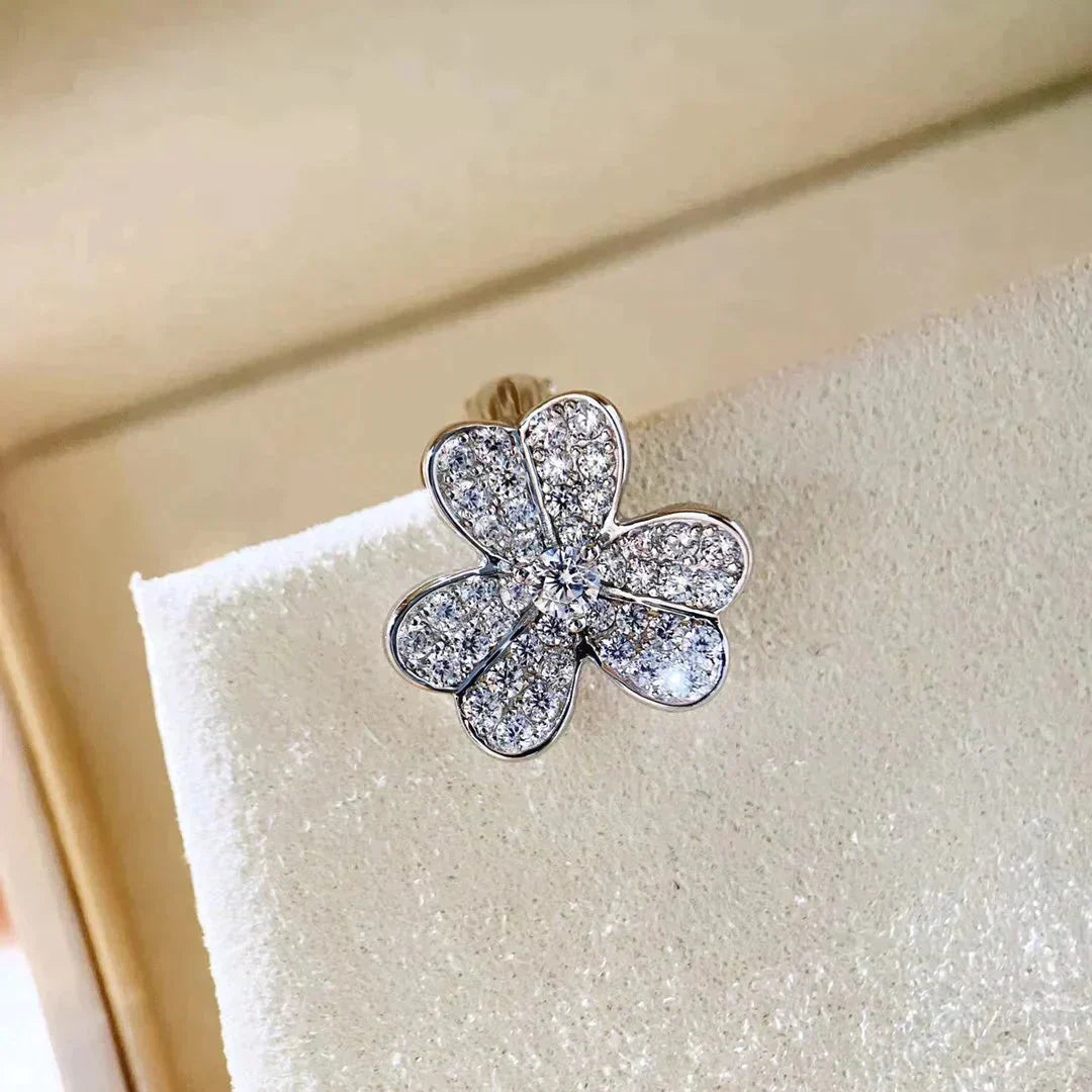 [Clover Jewelry]CLOVER COMOS DIAMOND EARRINGS SILVER