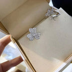 [Clover Jewelry]CLOVER COMOS DIAMOND EARRINGS SILVER