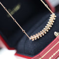 [Clover Jewelry]CLASH PINK GOLD NECKLACE