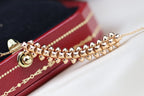 [Clover Jewelry]CLASH PINK GOLD NECKLACE