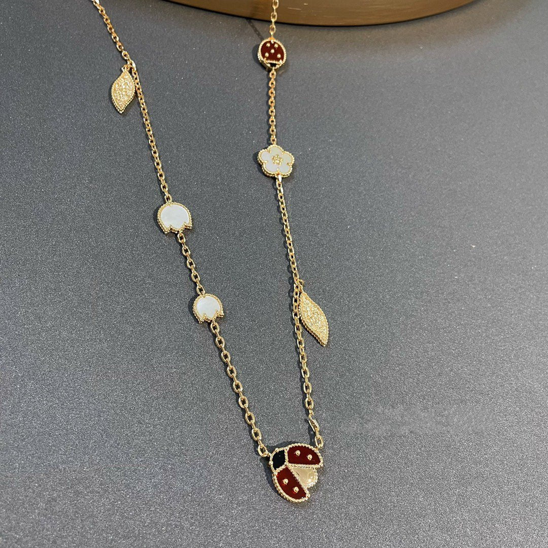 [Clover Jewelry]LUCKY SPRING 15 MOTIFS GOLD NECKLACE