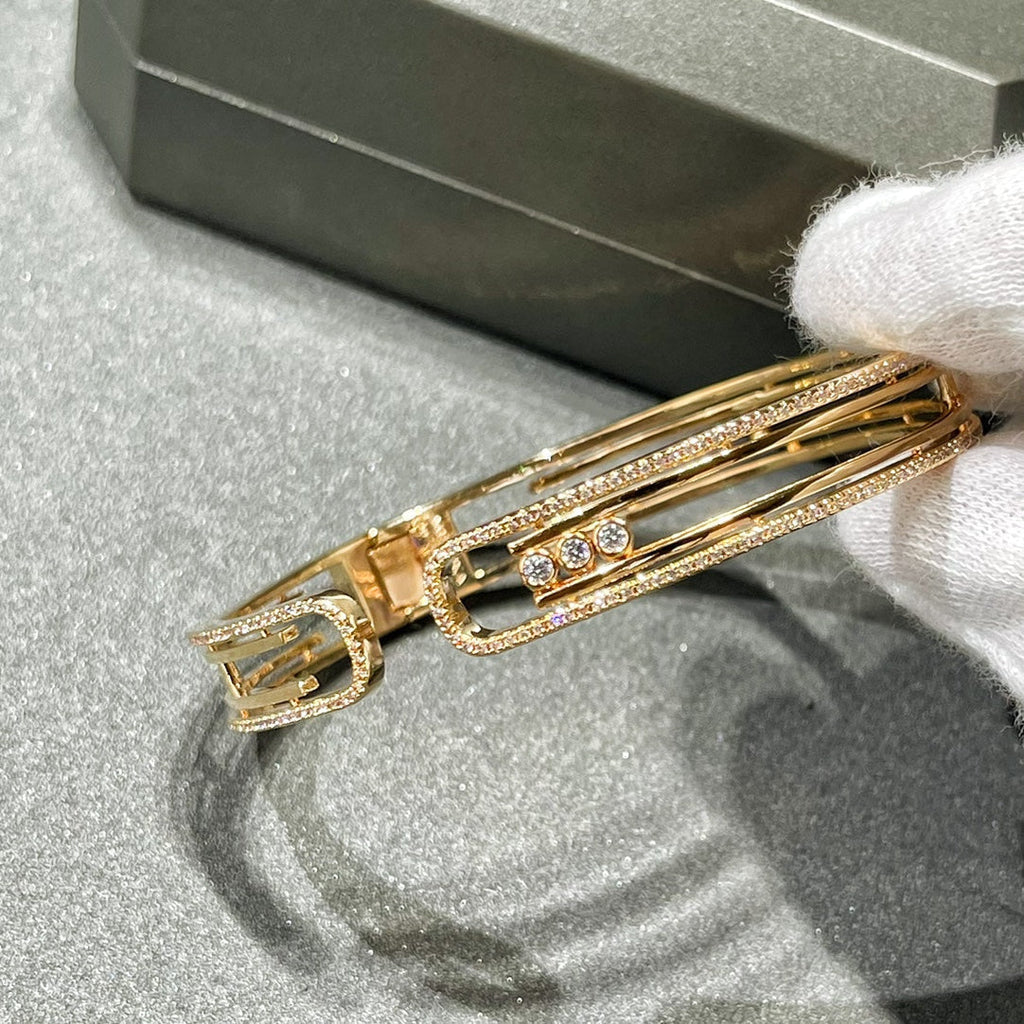 [Clover Jewelry]MOVE 10TH PAVED DIAMOND BRACELET