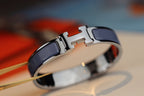 [Clover Jewelry]H BRACELET 12MM BLAU GRAU