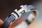 [Clover Jewelry]H BRACELET 12MM BLAU GRAU