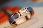 [Clover Jewelry]H BRACELET 12MM BLAU GRAU