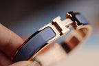 [Clover Jewelry]H BRACELET 12MM BLAU GRAU