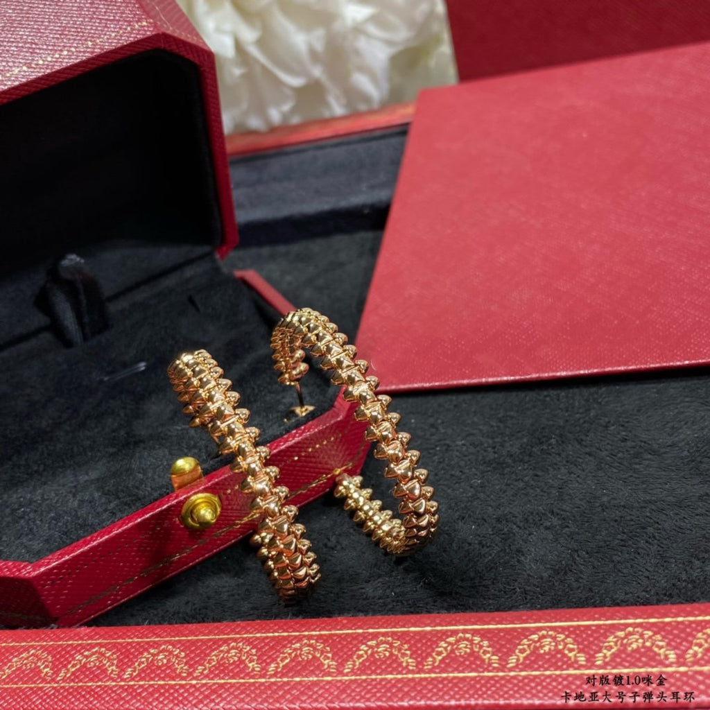 [Clover Jewelry]CLASH LARGE HOOP EARRINGS