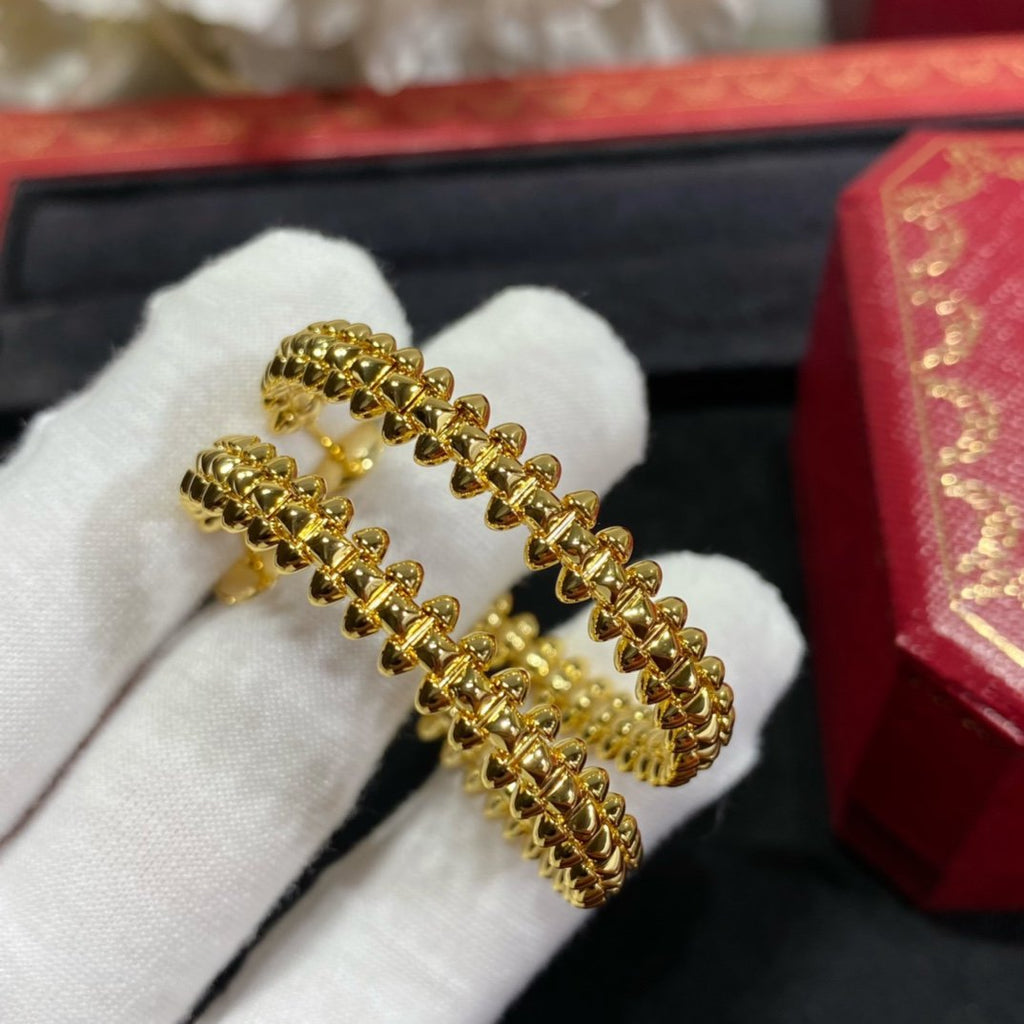 [Clover Jewelry]CLASH LARGE HOOP EARRINGS