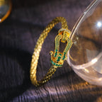 [Clover Jewelry]FORCE 10 GOLD GREEN DIAMOND PAVED