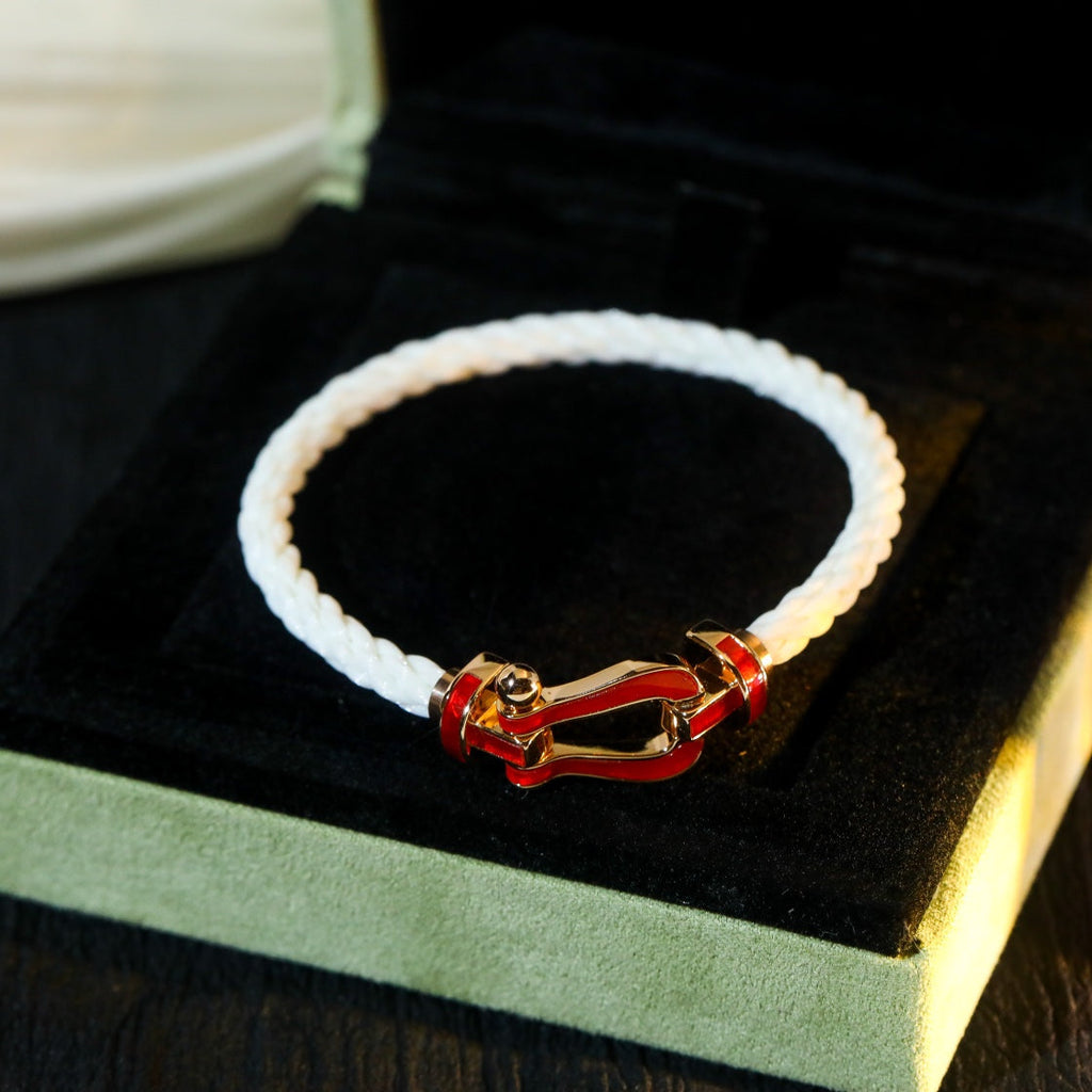 [Clover Jewelry]FORCE 10 WHITE TEXTILE DIAMOND PAVED