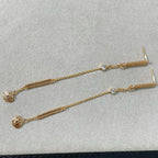 [Clover Jewelry]CHAINE CHAOS DIAMOND DROP EARRINGS