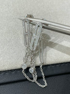 [Clover Jewelry]CHAINE CHAOS DIAMOND DROP EARRINGS