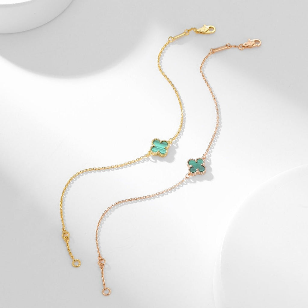 [Clover Schmuck]KLEEBAND-ARMBAND MALACHIT 1 MOTIV