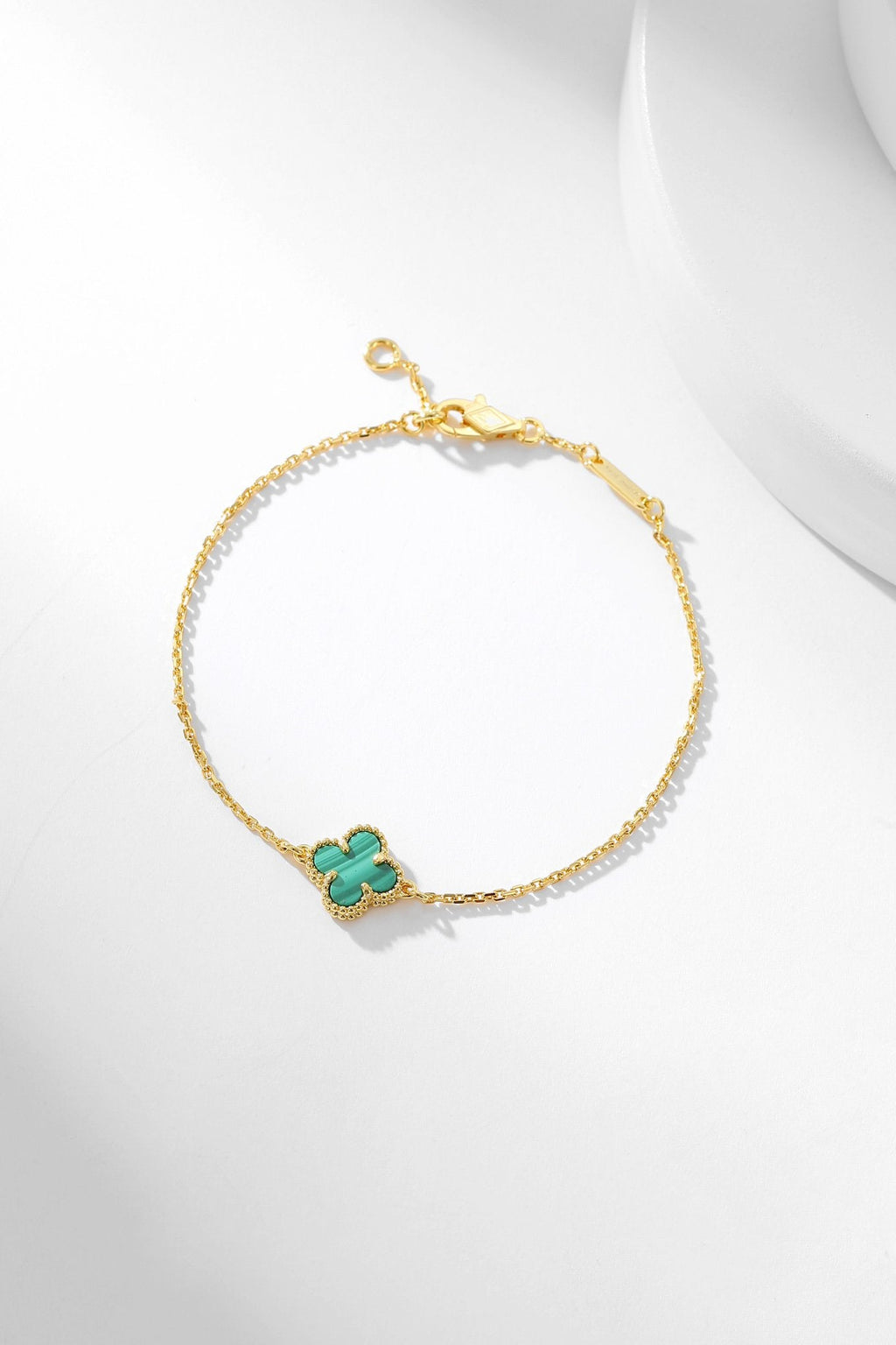 [Clover Schmuck]KLEEBAND-ARMBAND MALACHIT 1 MOTIV