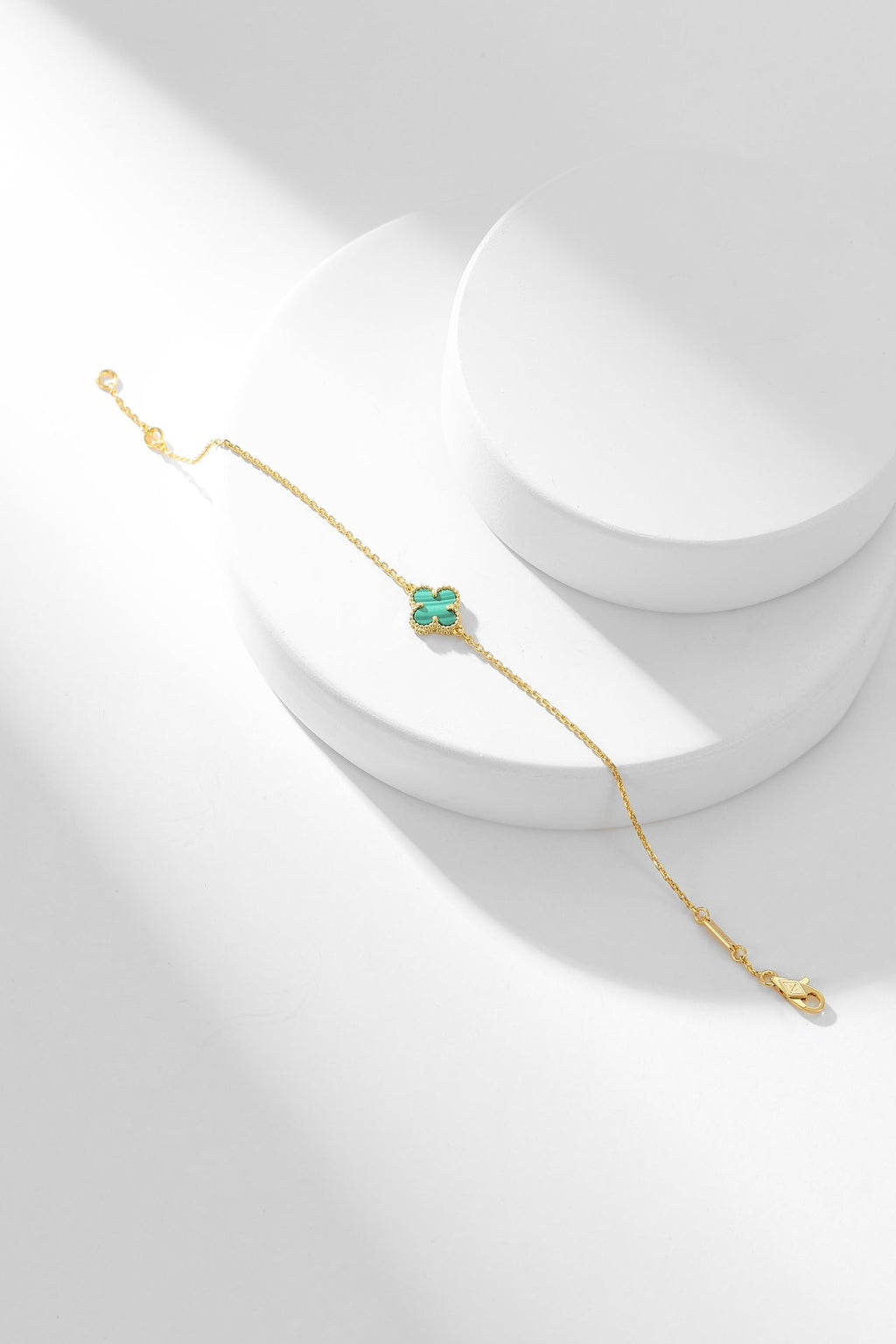 [Clover Schmuck]KLEEBAND-ARMBAND MALACHIT 1 MOTIV