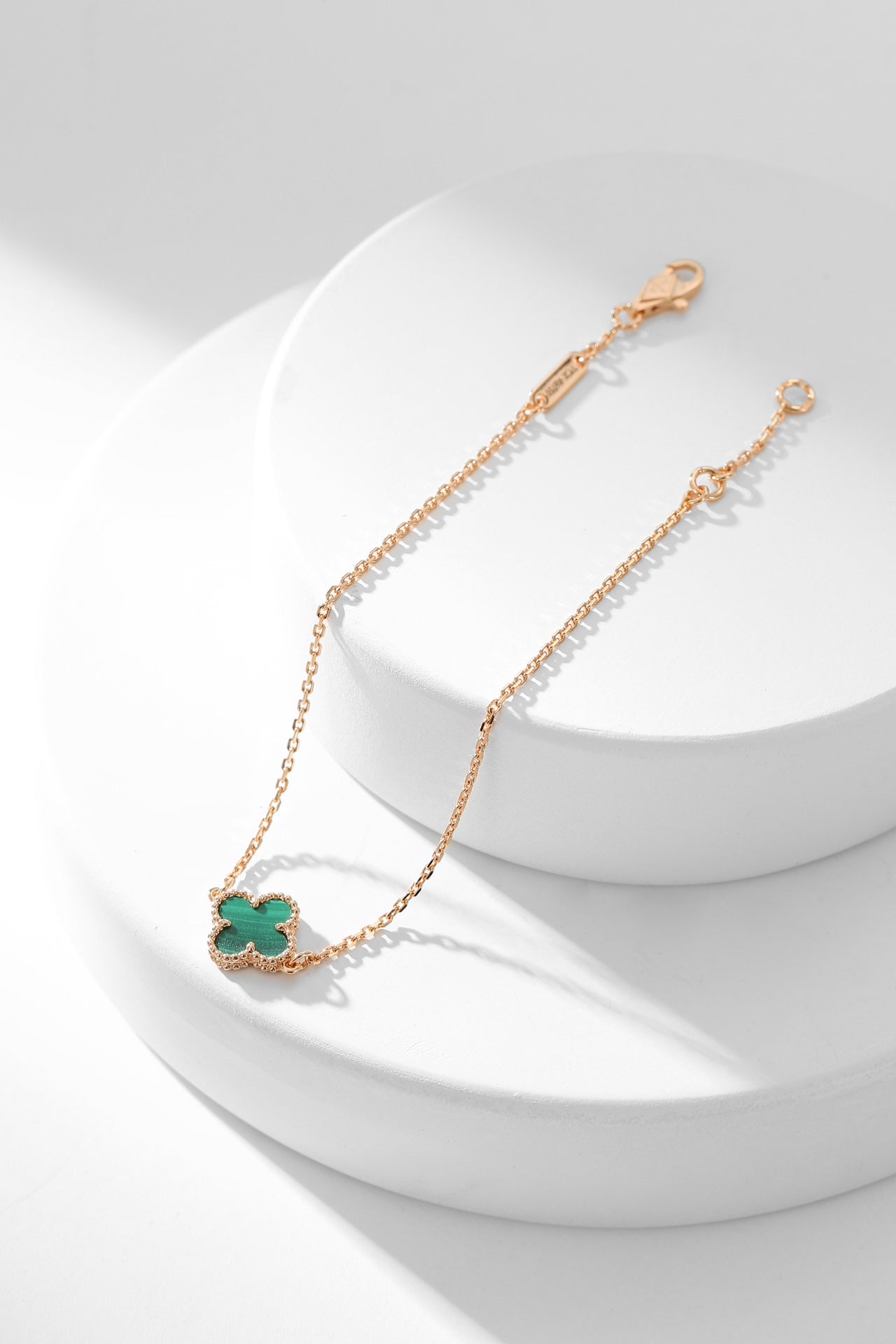 [Clover Jewelry]CLOVER BRACELET MALACHITE 1 MOTIF