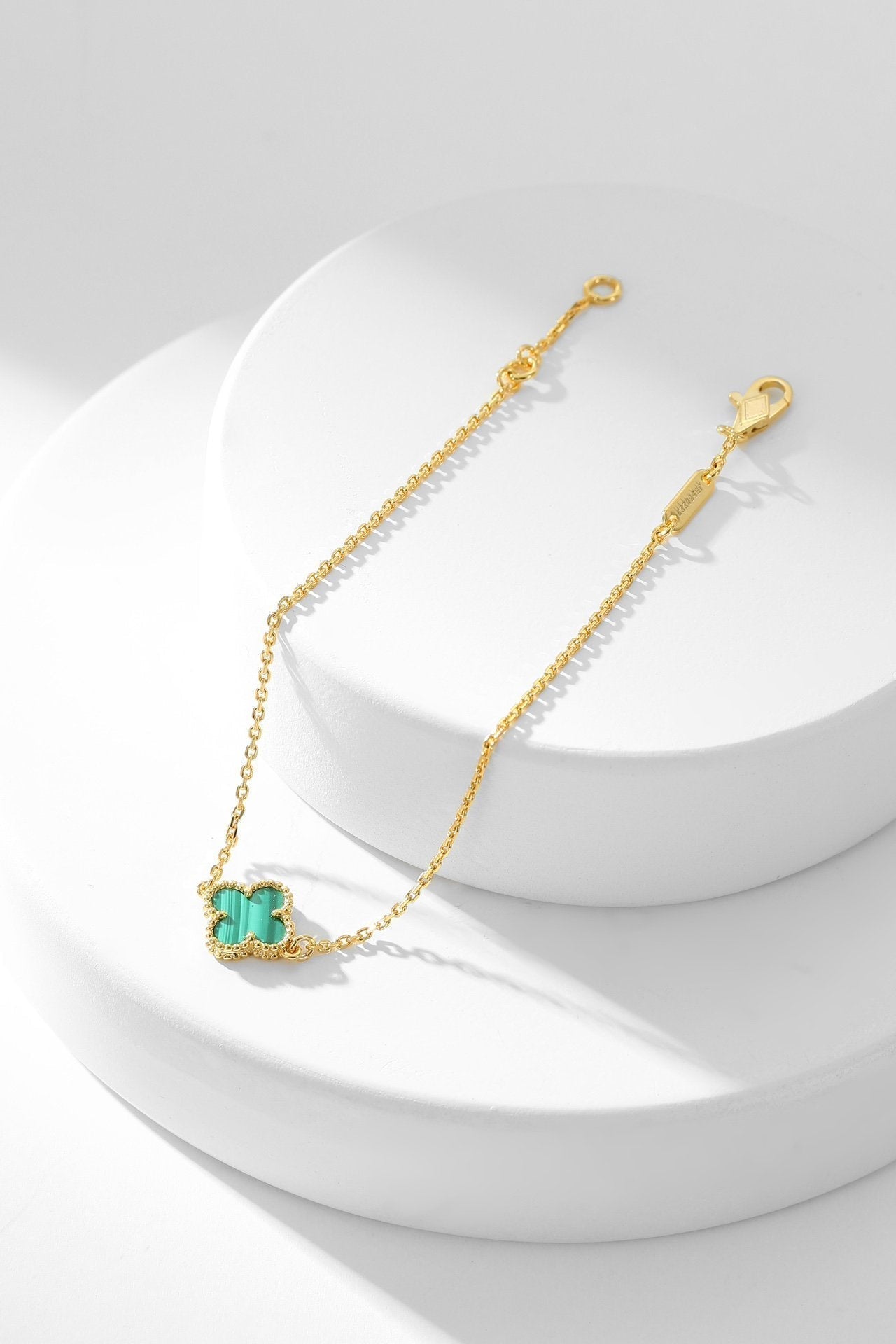 [Clover Schmuck]KLEEBAND-ARMBAND MALACHIT 1 MOTIV