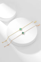 [Clover Schmuck]KLEEBAND-ARMBAND MALACHIT 1 MOTIV