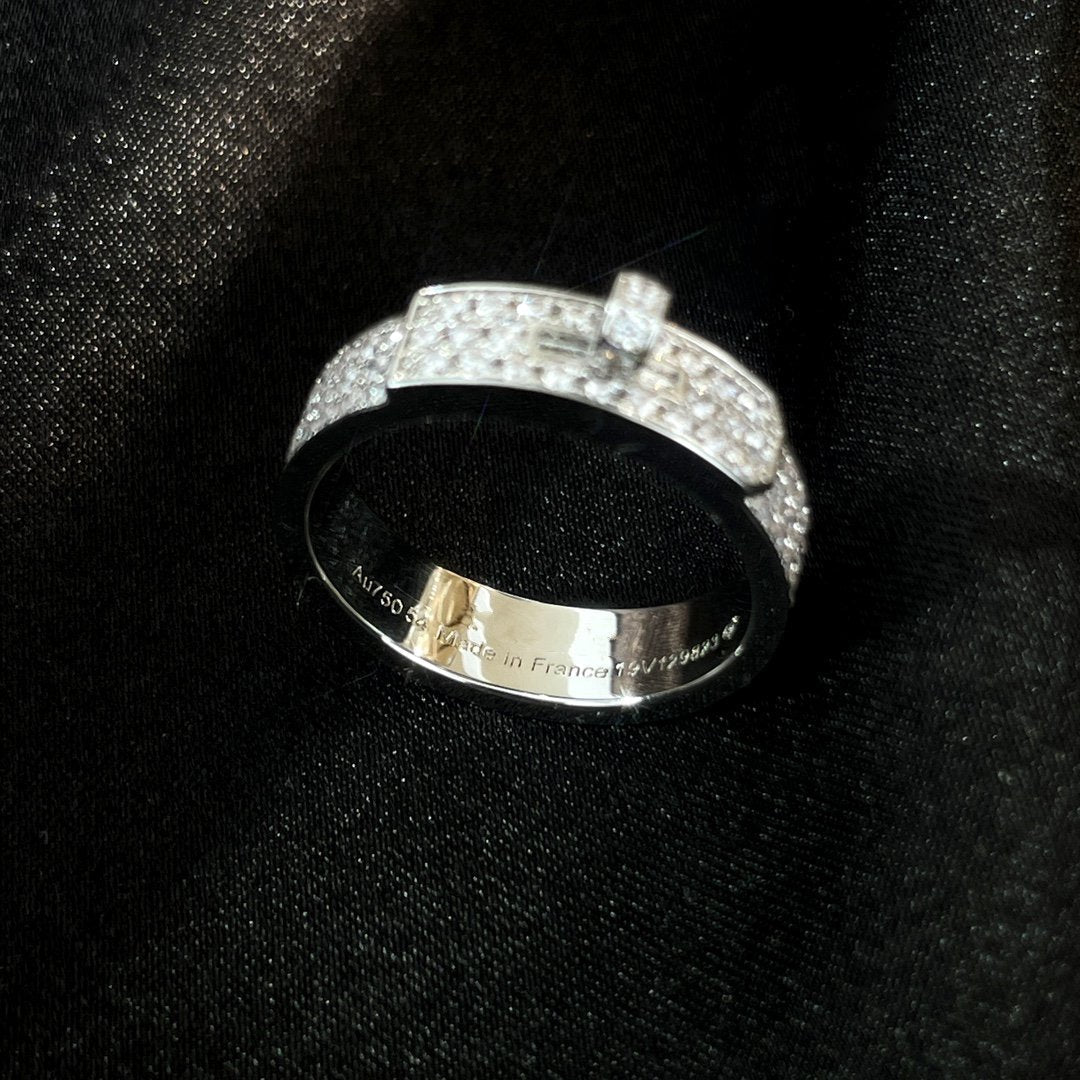 [Clover Jewelry]KELLY SILVER DIAMOND RING
