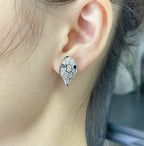 [Clover Jewelry]SERPENT DIAMOND STUD EARRINGS