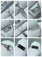[Clover Jewelry]MOVE 2 ROW DIAMOND NECKLACE