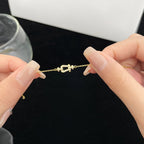 [Clover Jewelry]FORCE 10 FULL DIAMOND BUCKLE CHAIN LINK MINI MODEL