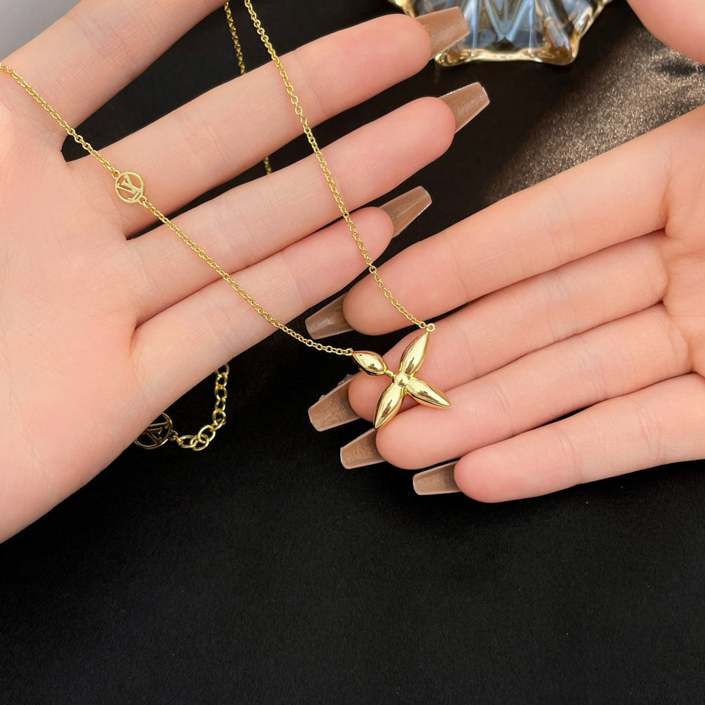 [Clover Jewelry]LOUISETTE GOLD NECKLACE