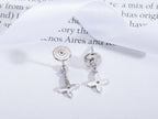 [Clover Jewelry]VIDYLLE SILVER DIAMOND MINI DROP EARRINGS