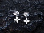 [Clover Jewelry]VIDYLLE SILVER DIAMOND MINI DROP EARRINGS