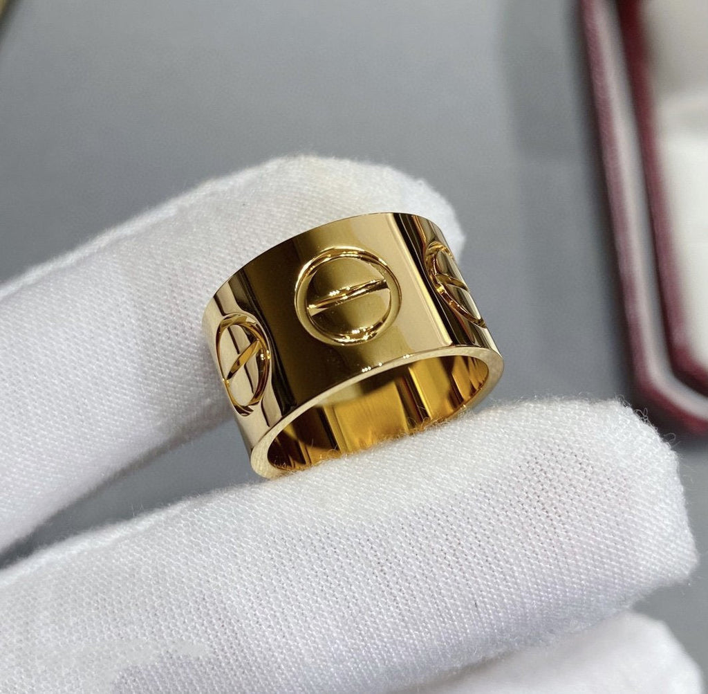 [Clover Jewelry]LOVE 11MM LARGE RING