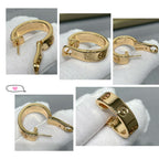 [Clover Jewelry]LOVE 5.5MM EARRINGS