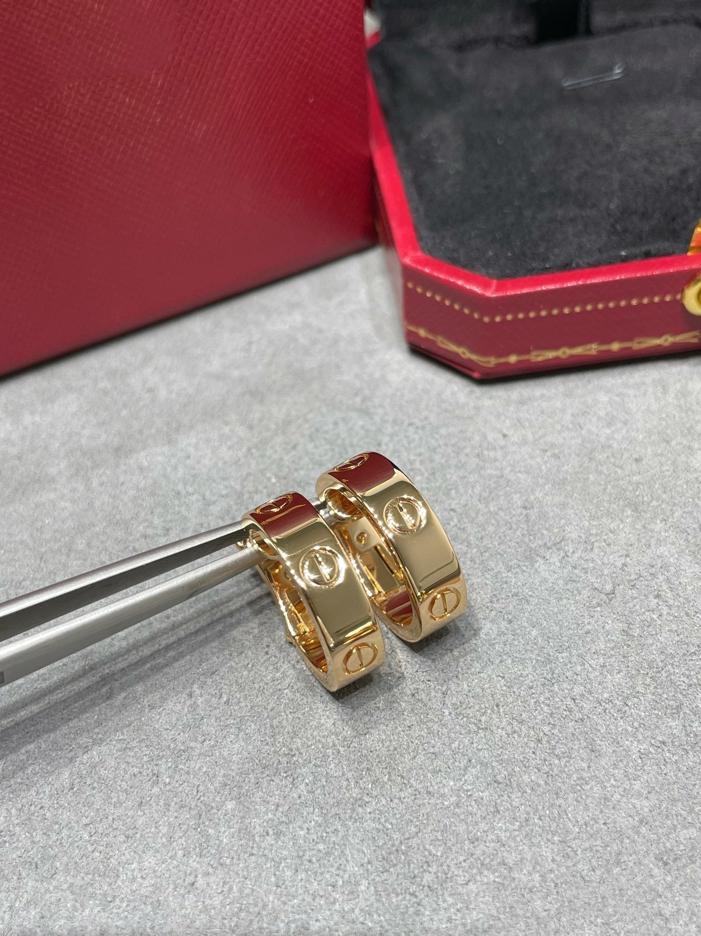 [Clover Jewelry]LOVE 5.5MM EARRINGS