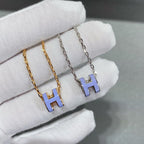 [Clover Jewelry]MINI POP H NECKLACE