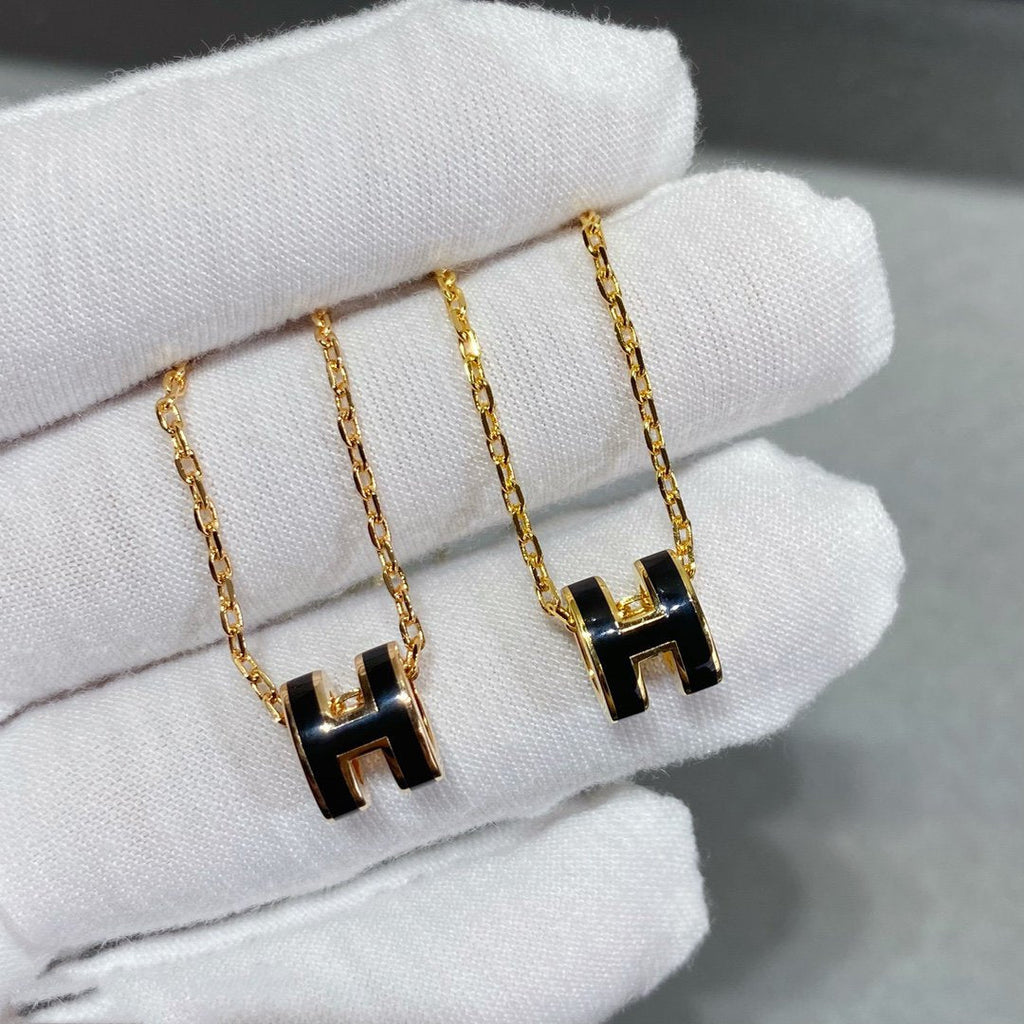 [Clover Jewelry]MINI POP H NECKLACE