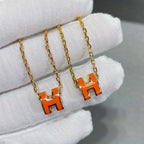 [Clover Jewelry]MINI POP H NECKLACE
