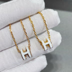 [Clover Jewelry]MINI POP H NECKLACE
