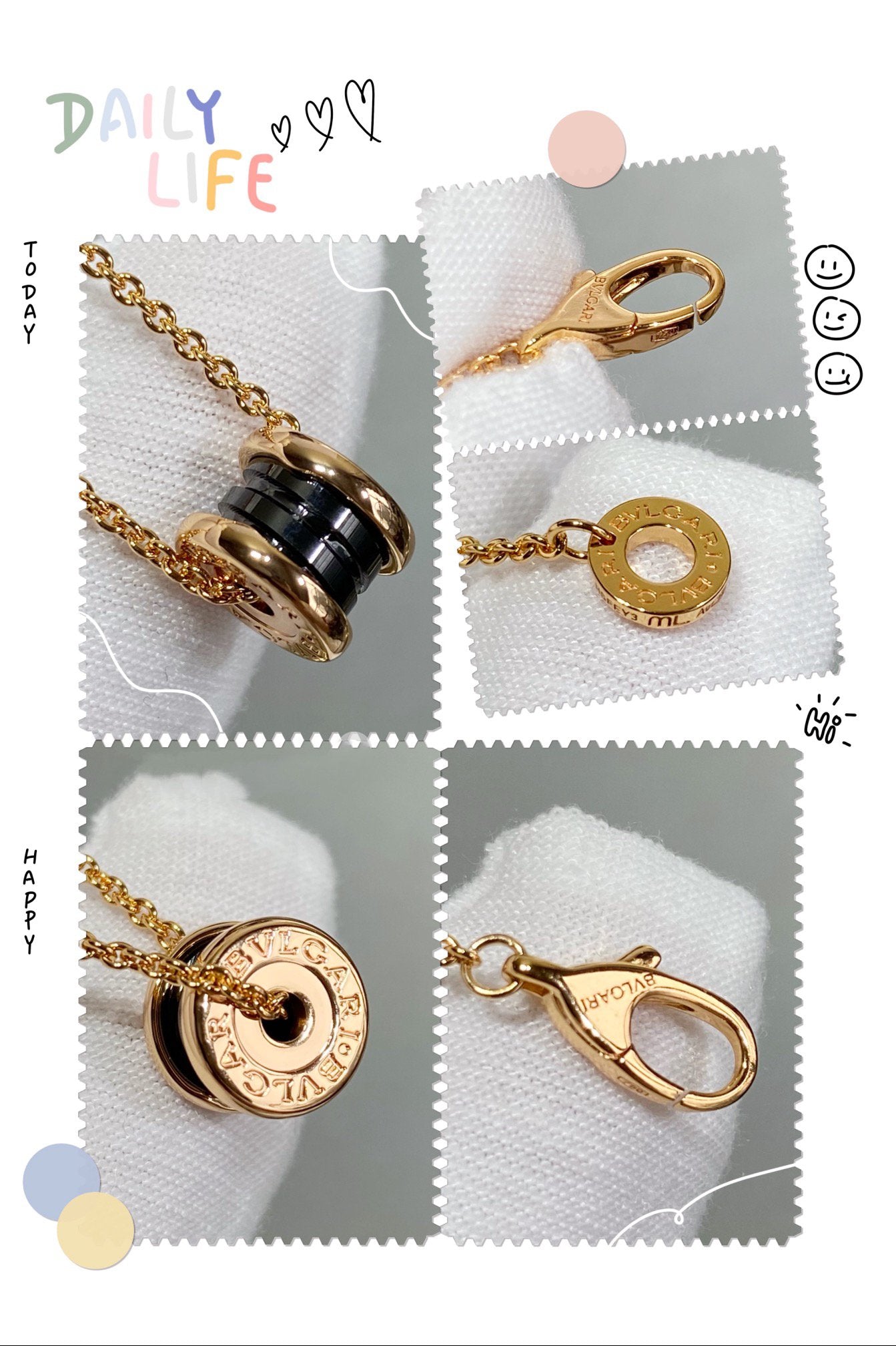 [Clover Jewelry]ZERO 1 CERAMIC MINI NECKLACE