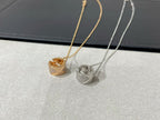 [Clover Jewelry]LIENS EVIDENCE DIAMOND PAVED NECKLACE