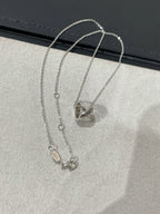 [Clover Jewelry]LIENS EVIDENCE DIAMOND PAVED NECKLACE
