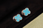[Clover Jewelry]CLOVER MINI TURQUOISE SILBERSTECCKER