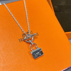 [Clover Jewelry]CONSTANCE PEDANT SILVER NECKLACE