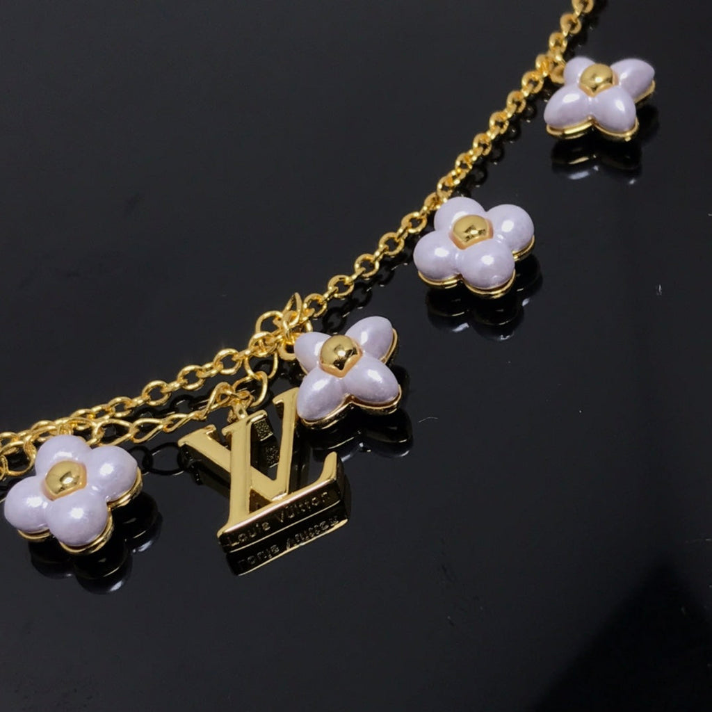 [Clover Jewelry]LOGO 6 MOTIV STERNE UND SONNE GOLDENES ARMBAND